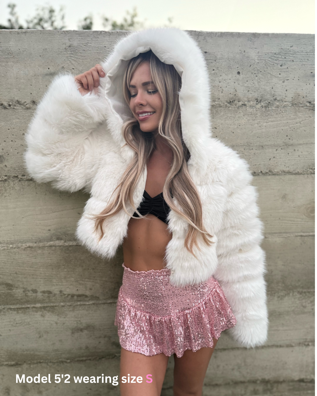 Light Up the Party: Frost White LED Coat