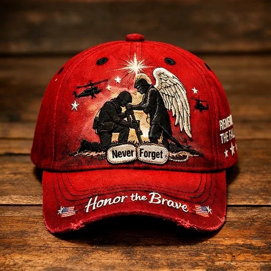 Red Friday Print Casual Hat (Unisex)