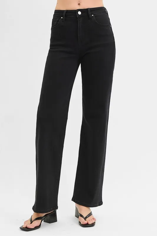 High Rise Wide Jeans