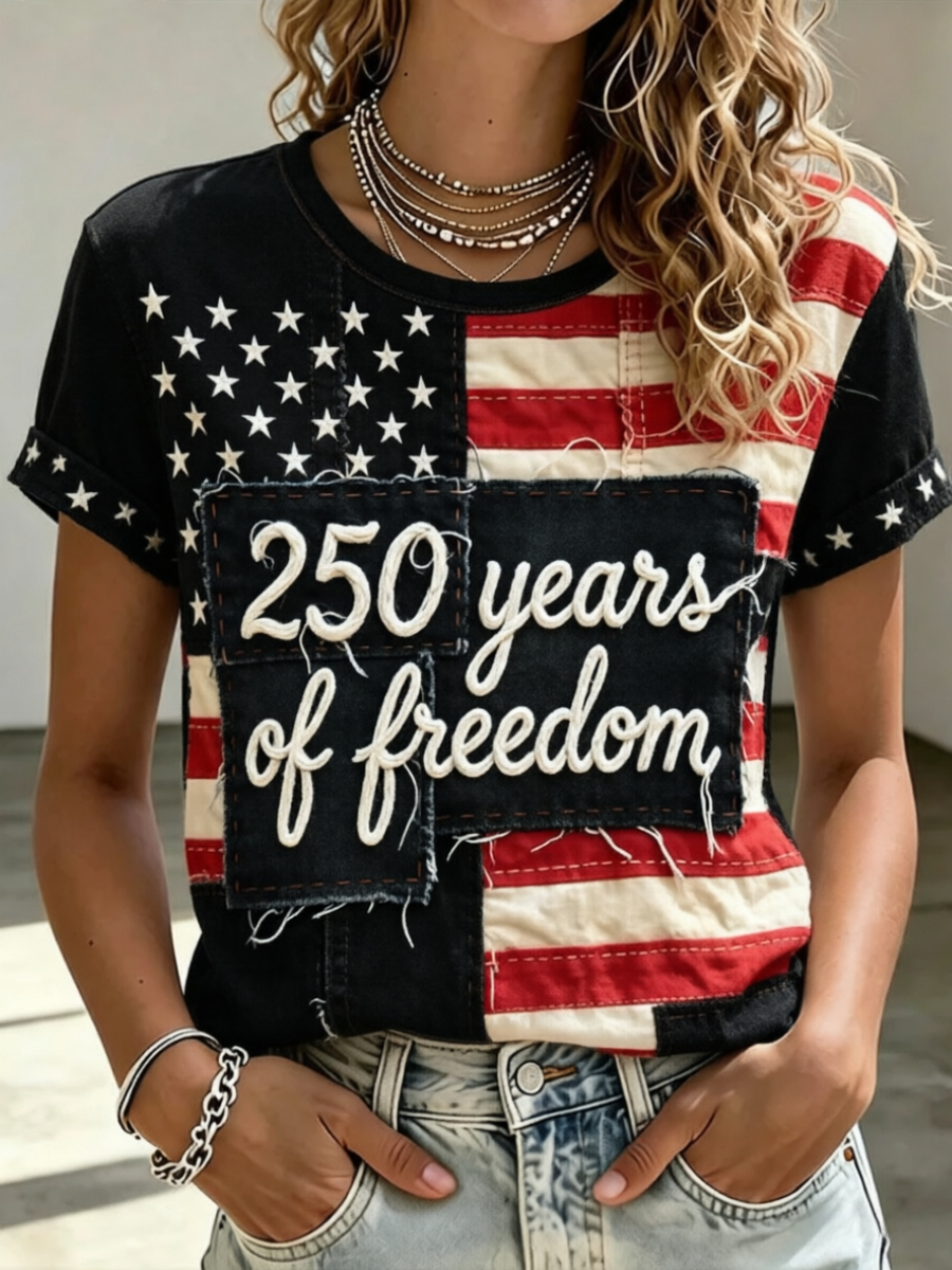 Women's 250th Anniversary Printed T-shirt
