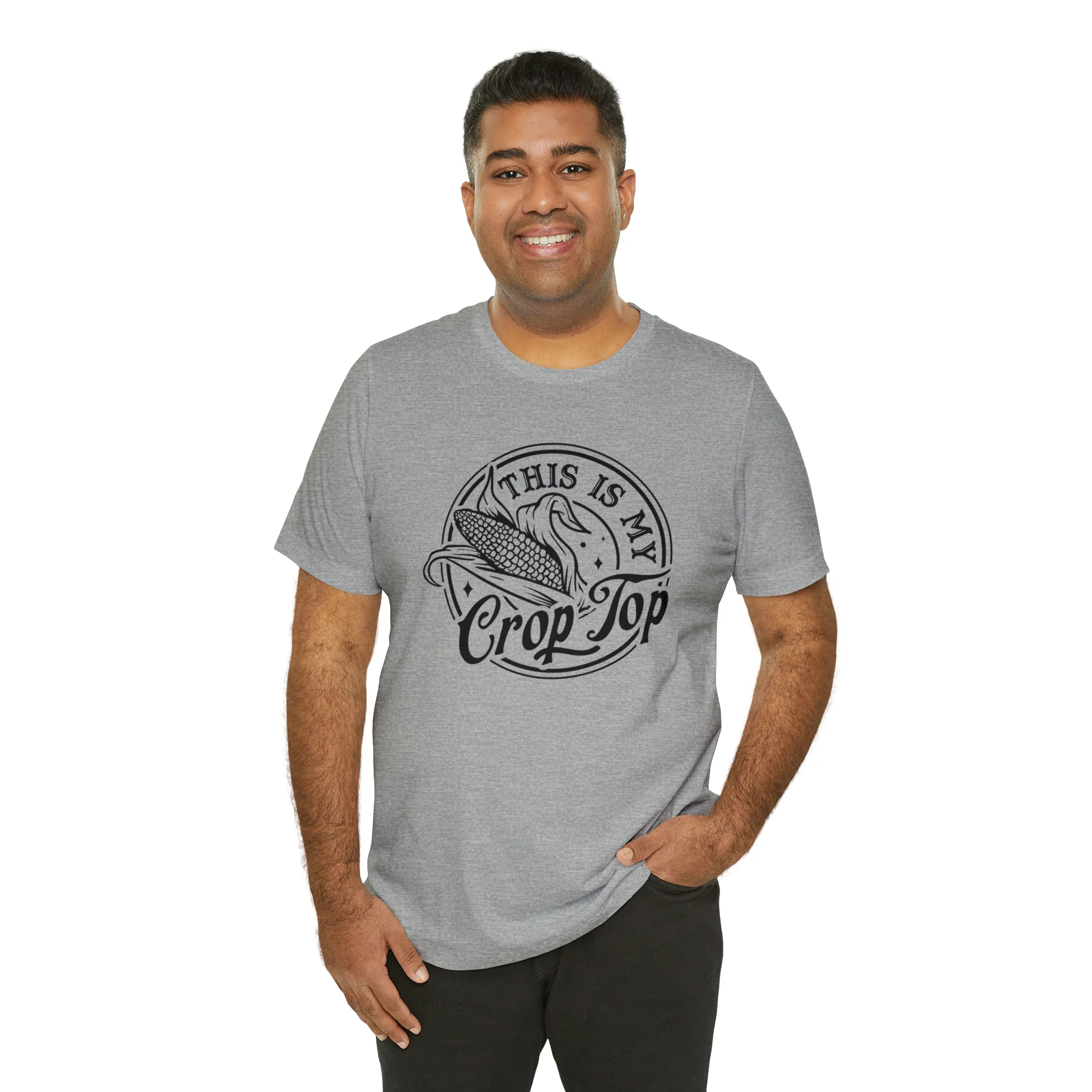 Crop Top Unisex Jersey Short Sleeve Tee