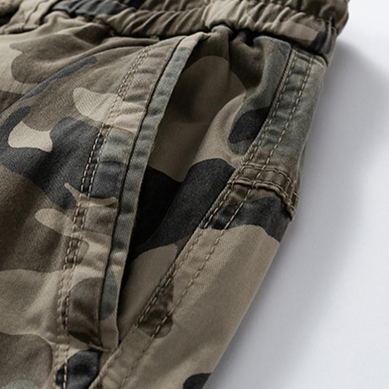 Men's Lightweight Camouflage Cargo Pants for Summer