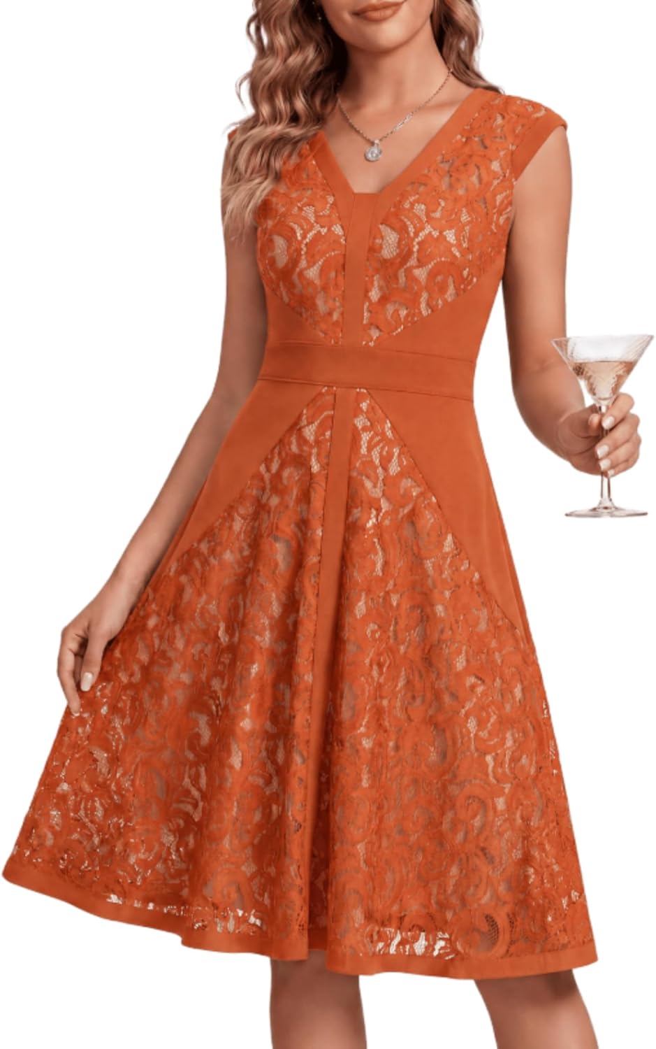 🌸 Elegant Floral Lace V-Neck Evening Gown