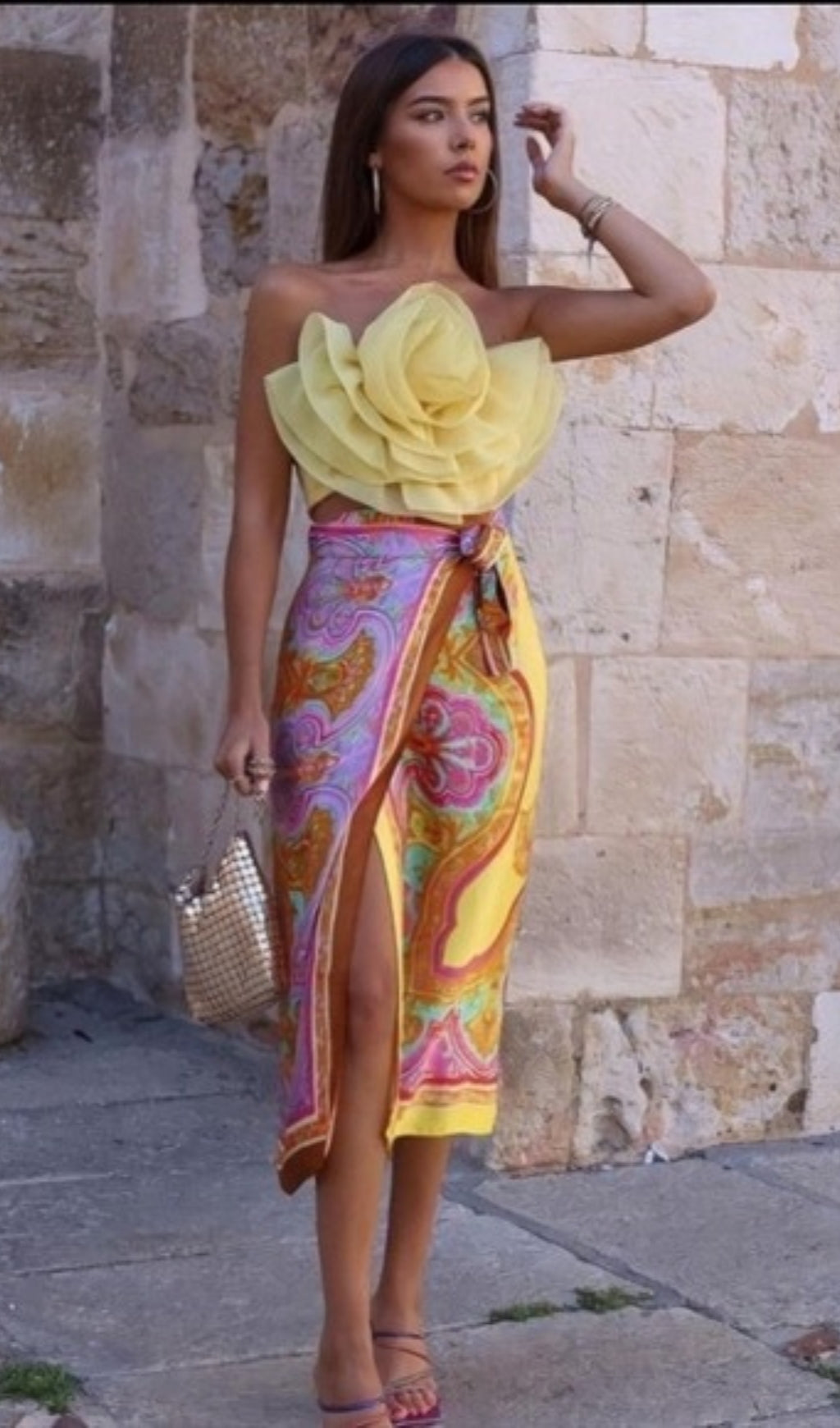 YELLOW FLOWER TOP