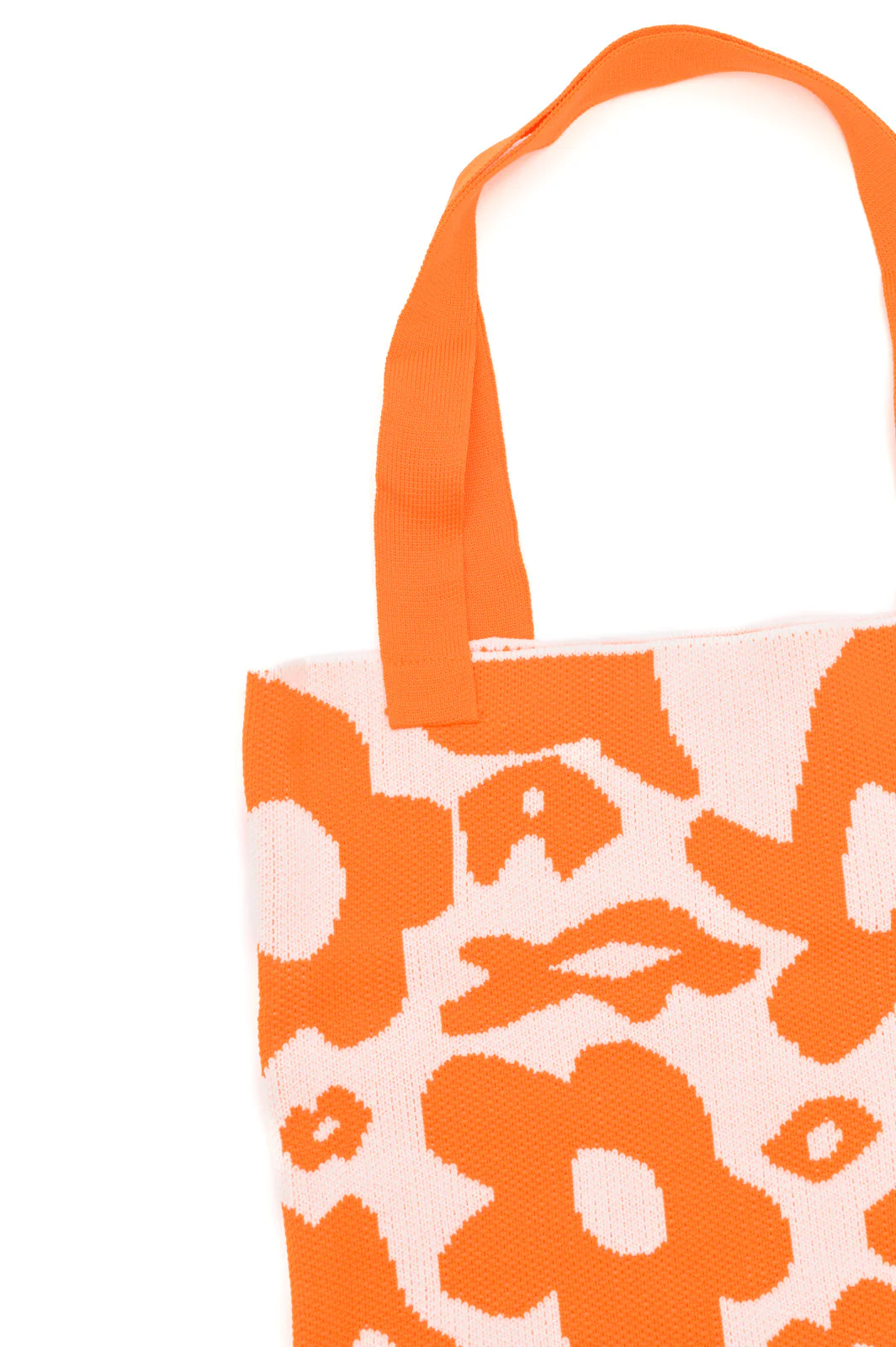 Lazy Knit Bag in Orange