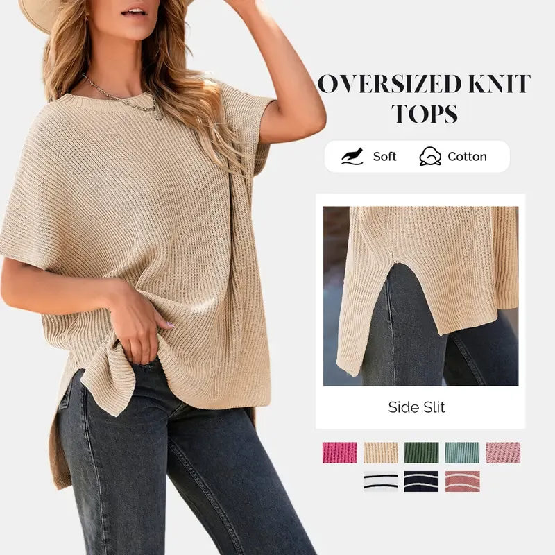 Women's Oversized Knit Top