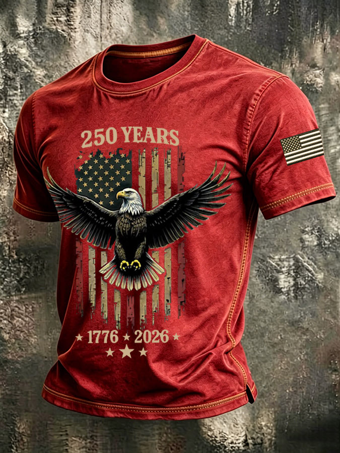 Men'S American Eagle Printed Casual T-Shirt
