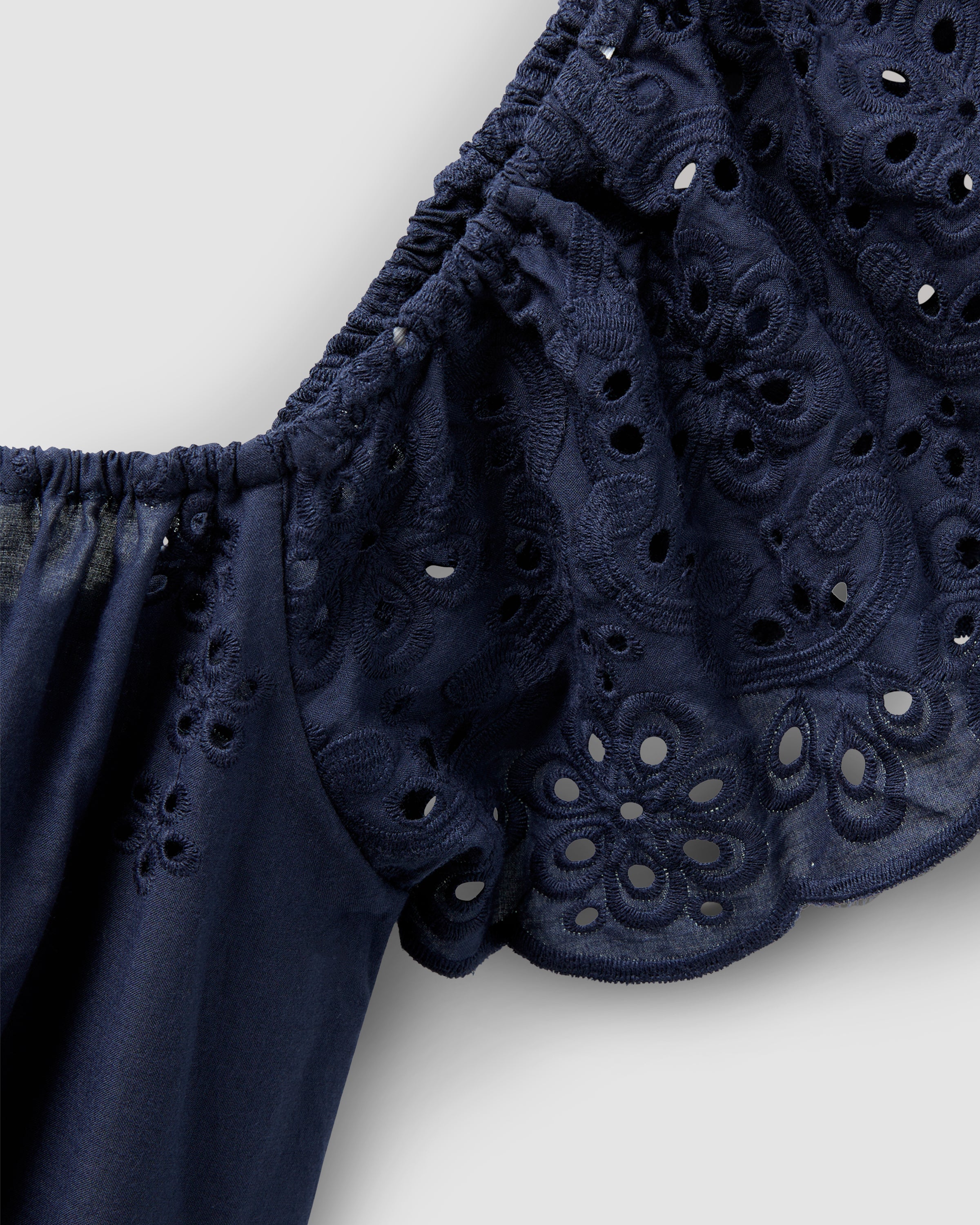 Women's Twill Ava Nightgown in Navy