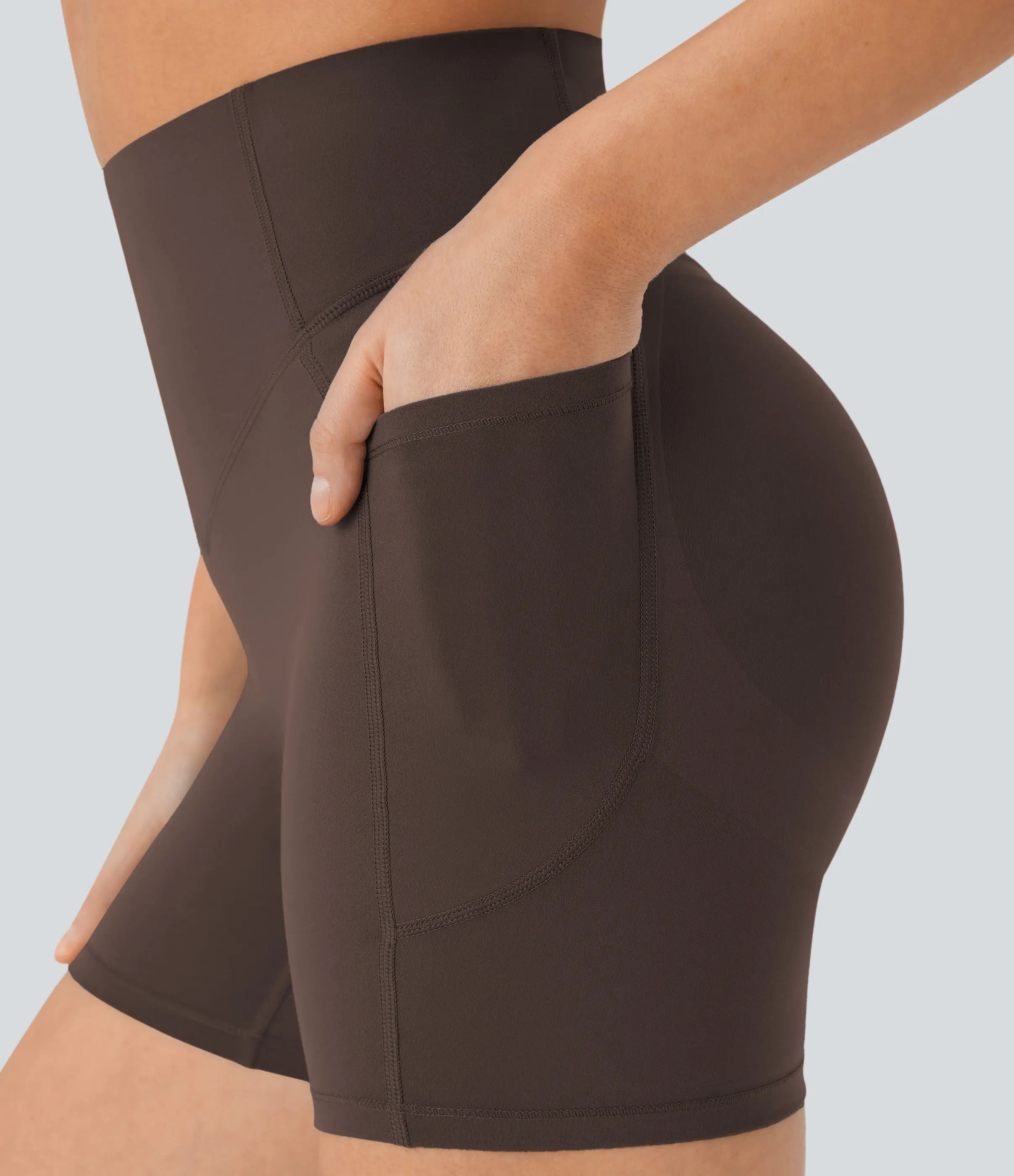 Women's High Waisted Sculpting Biker Shorts