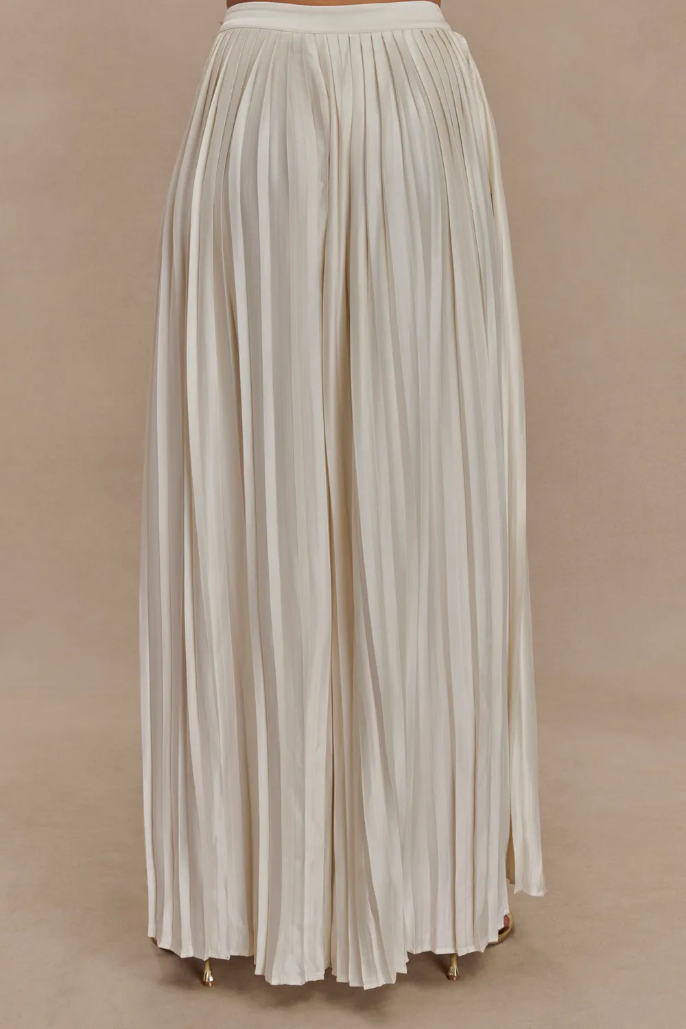 Plisse Wide Leg Pants