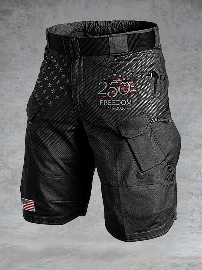 Men's American 250th Anniversary Print Short Style