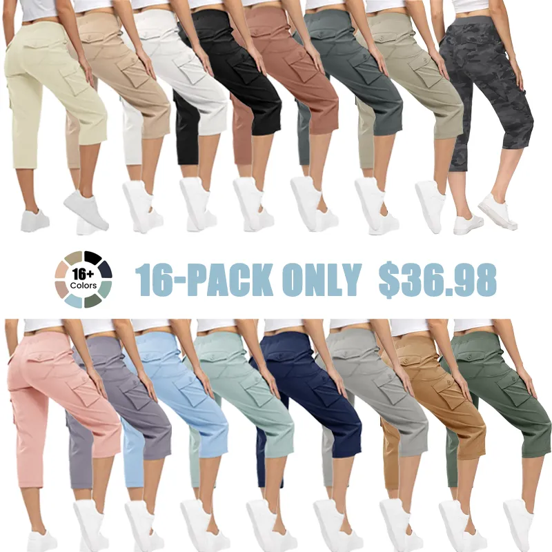 ✨Women’s Loose-Fit Lightweight Quick-Dry Capri Pants with Pockets