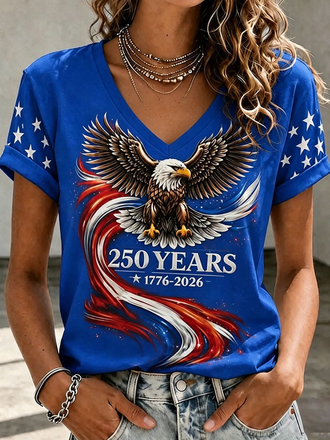 Women's Casual Print Short-Sleeve T-Shirt