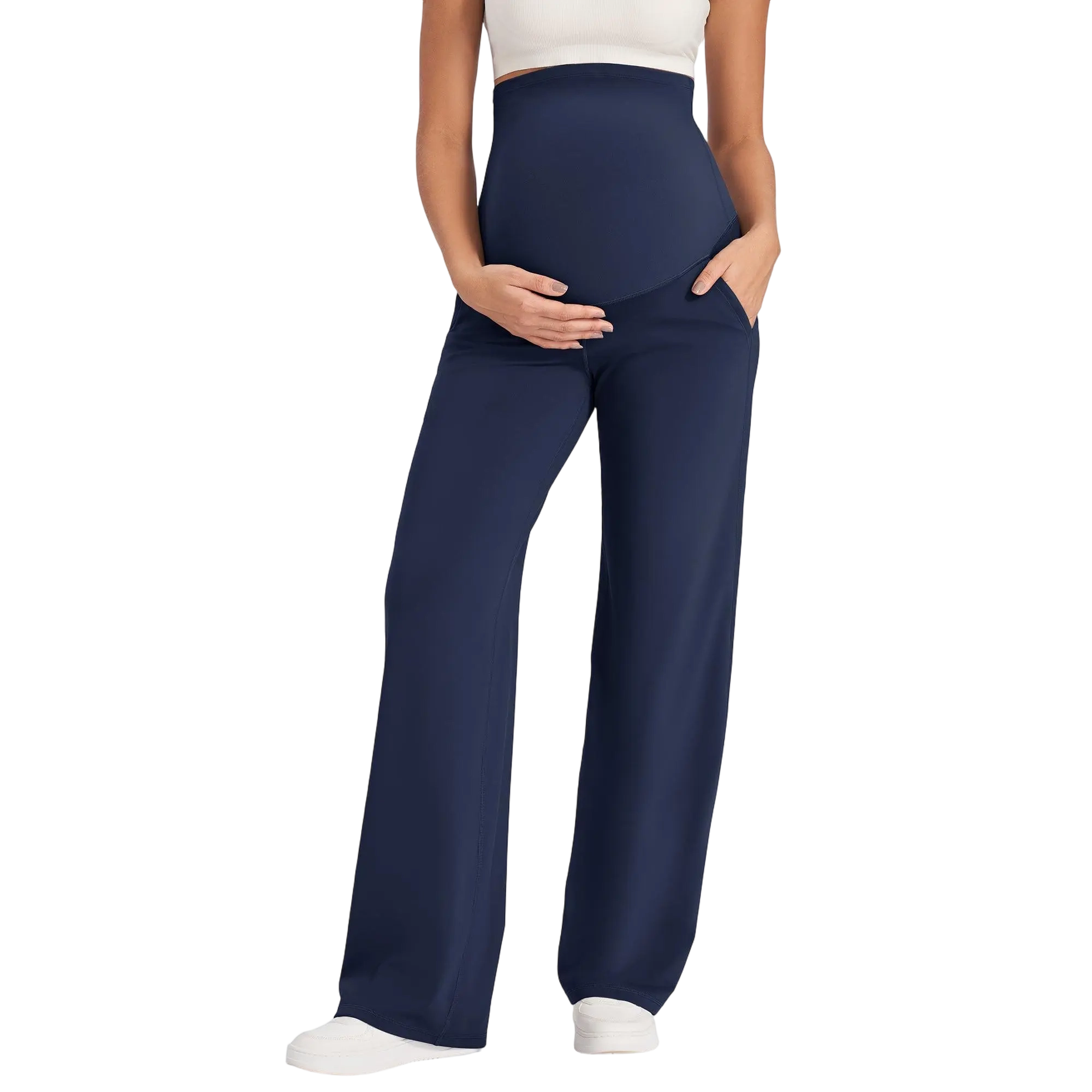 Maternity Wide Leg Pants for Comfortable Pregnancy Pregnant Prenatal