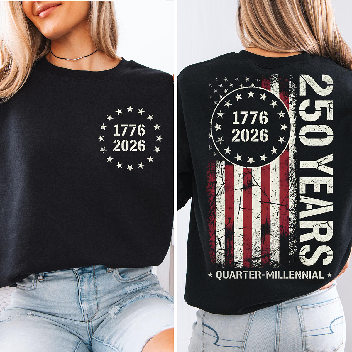 America 250th Anniversary Women's Casual Sweatshirt