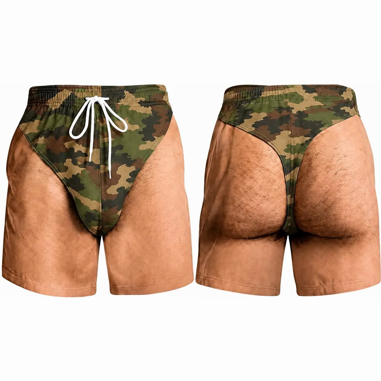 Men's Patriotic Swim Trunks – American Flag 