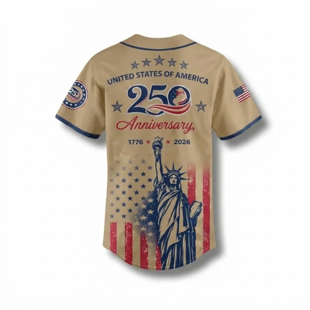 USA 250th Anniversary Baseball Jersey