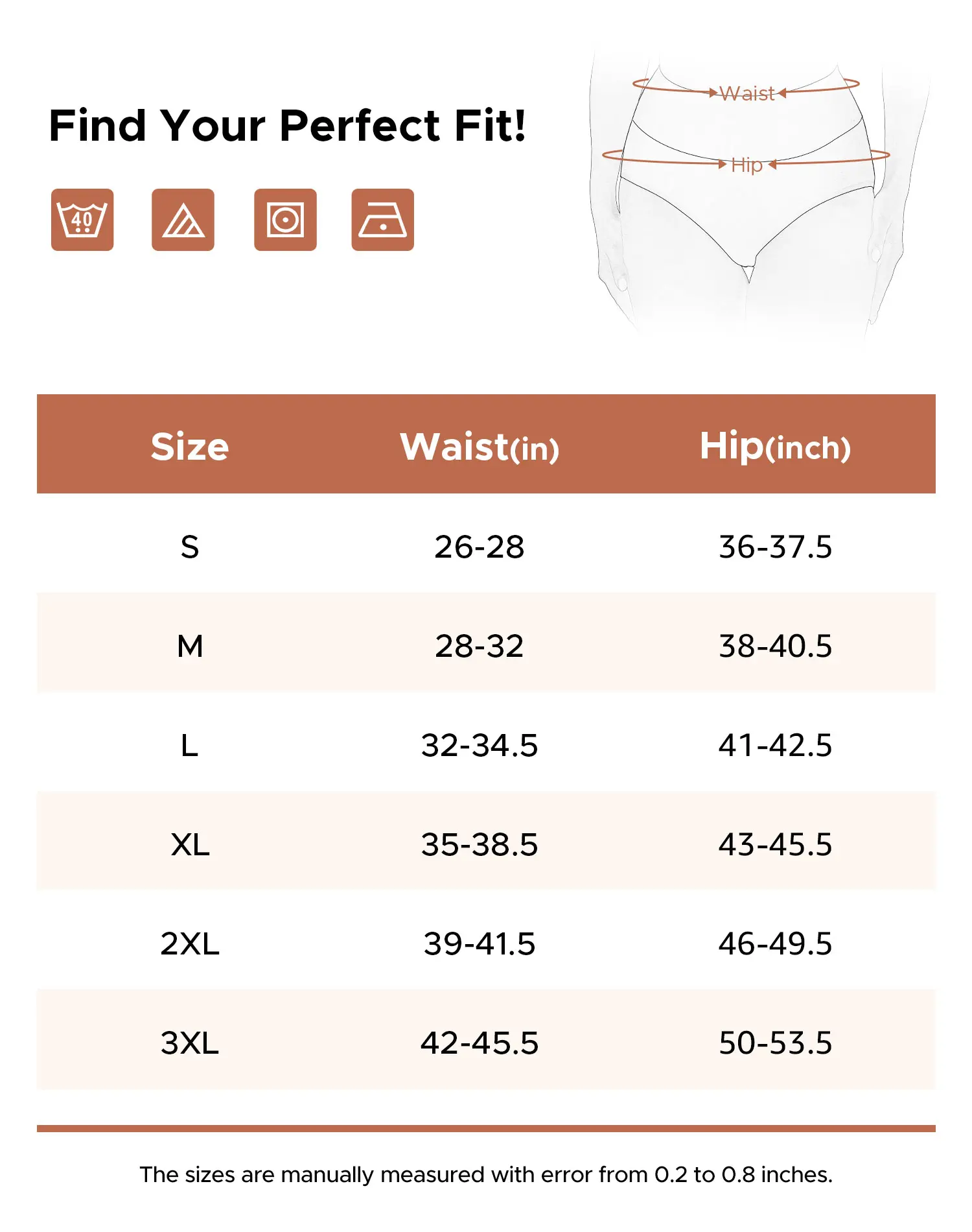 Women's High-Waisted Cotton Panties (5-Pack)