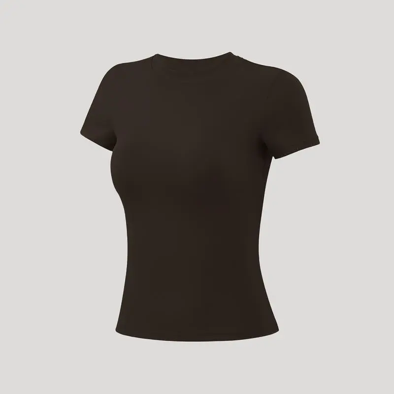 Sports Tee And Long Shirt Round Neck Slim T-shirt