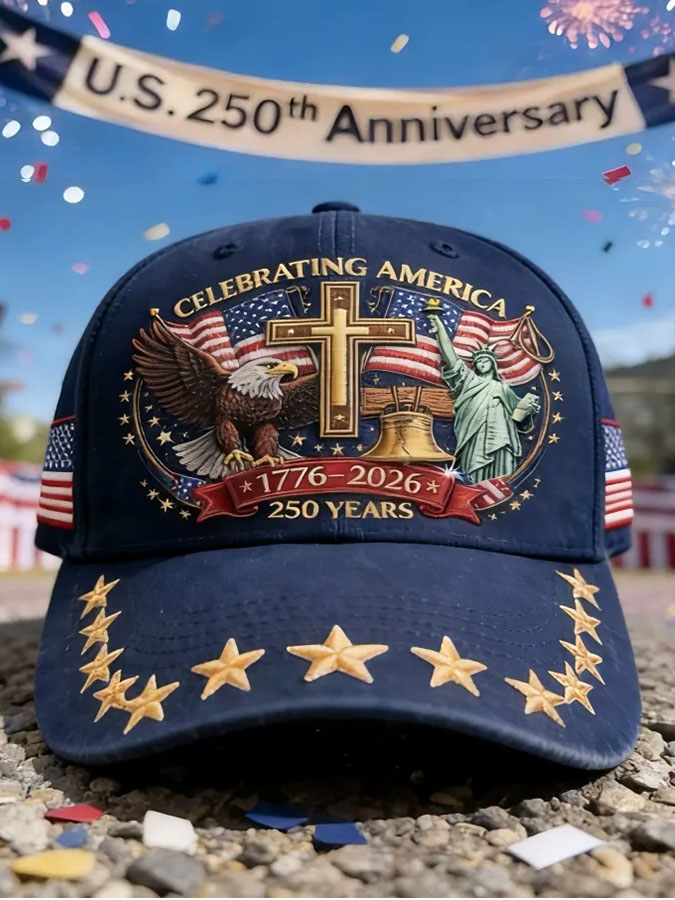 Unisex Independence Day, American Flag Printing Celebration, Commemorative Casual Baseball Cap