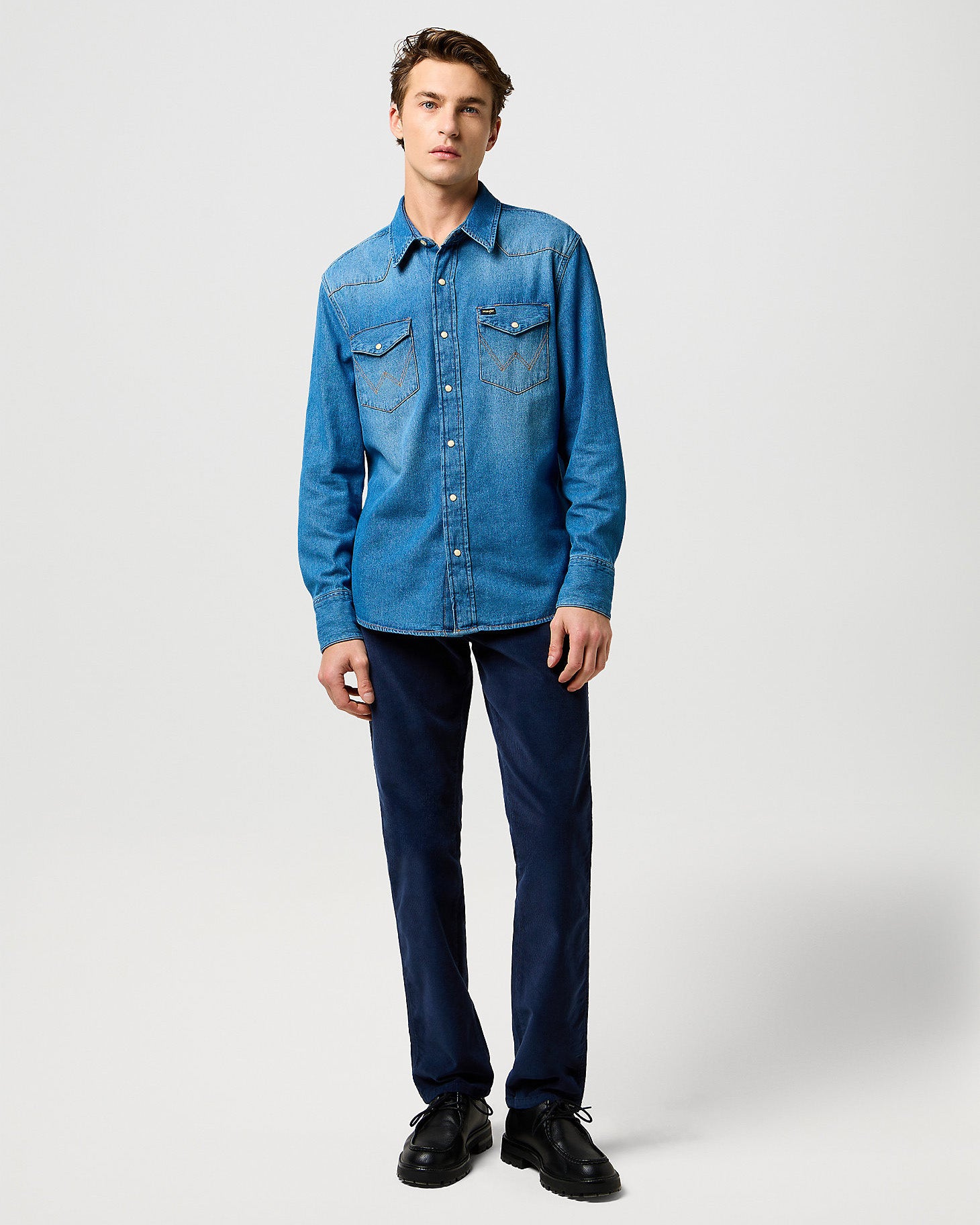 Texas SLIM Mens Cords - Mood Indigo
