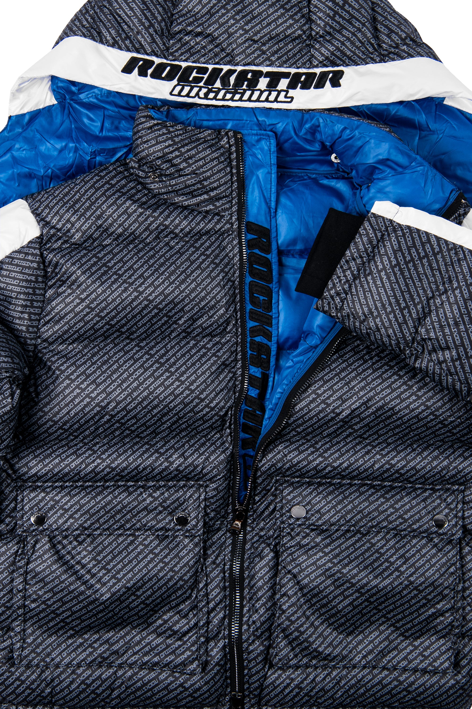 Luna Black Oversized Puffer Jacket