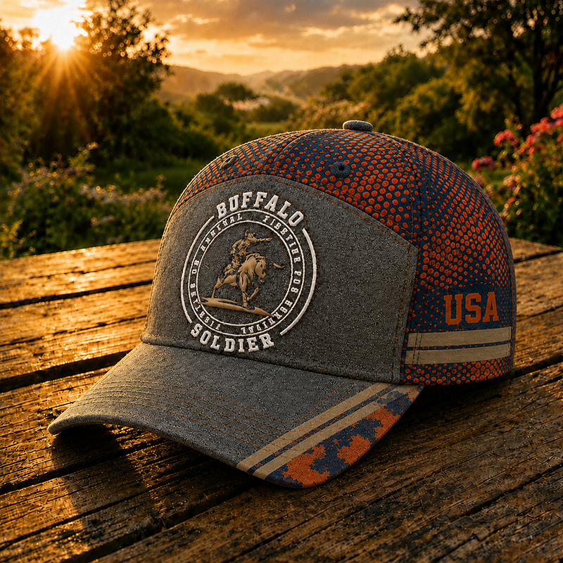 Buffalo Soldier Casual Baseball Cap