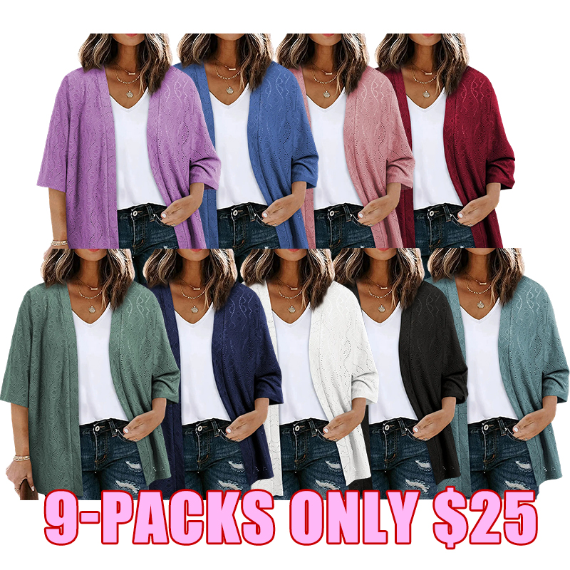 Everyday Lightweight Open-Front Cardigan