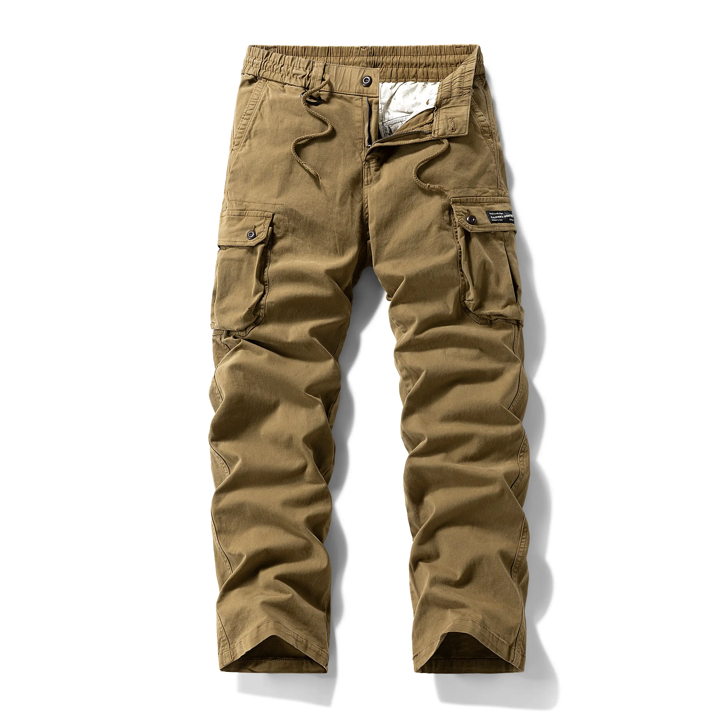 Washed Vintage Loose Tapered Work Pants - Classic Fit, Versatile for Work & Casual, Unique Vintage Wash Finish