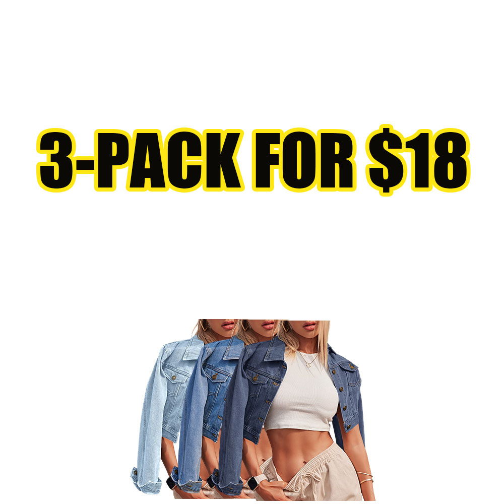 Women's Cropped Denim Jacket