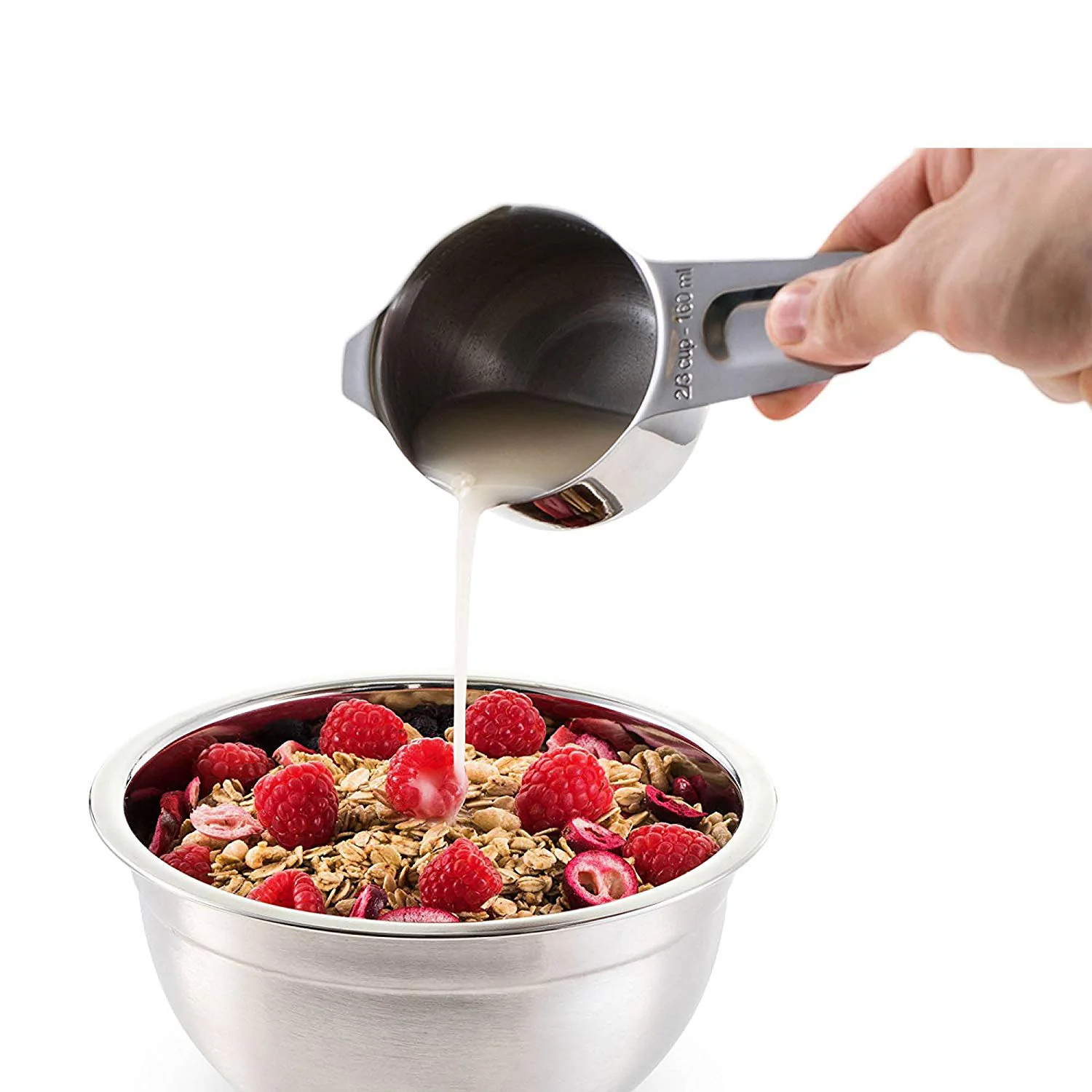 14PC Stainless Steel Measuring Cup and Measuring Spoon Set