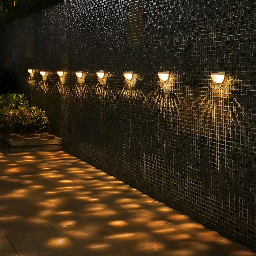 Solar Stair Lights Outdoor Step Lights LED Garden Lights Wall Mounted Lights