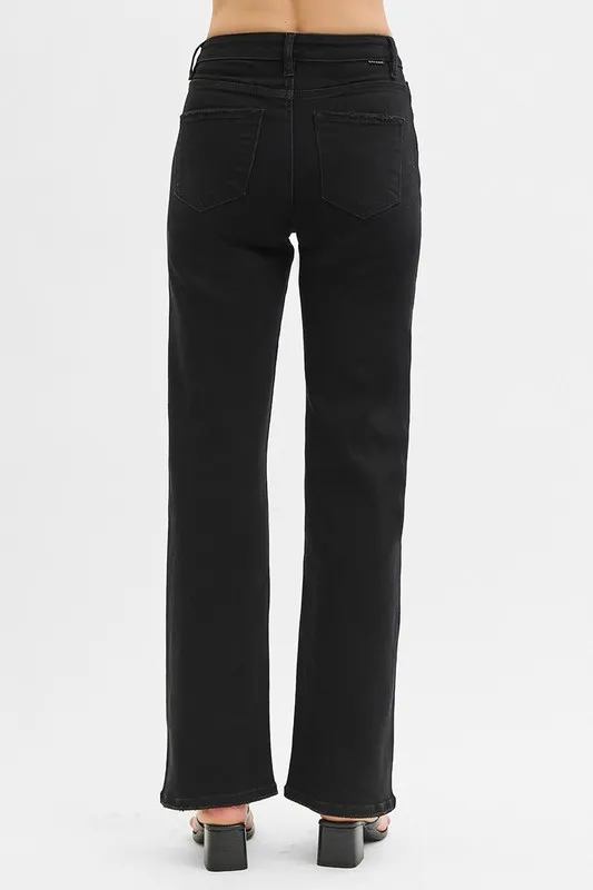 High Rise Wide Jeans