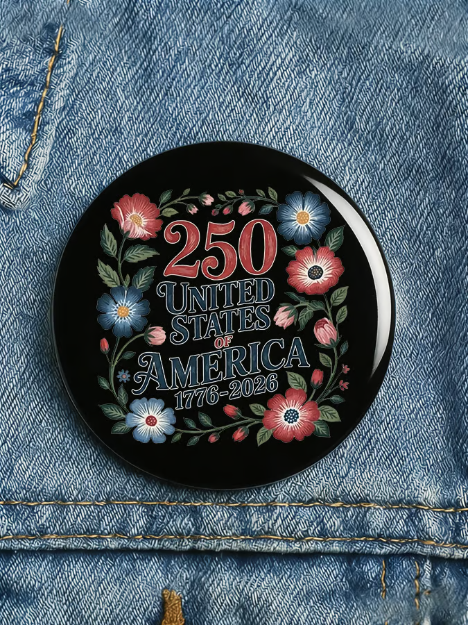 American 250th Anniversary Brooch