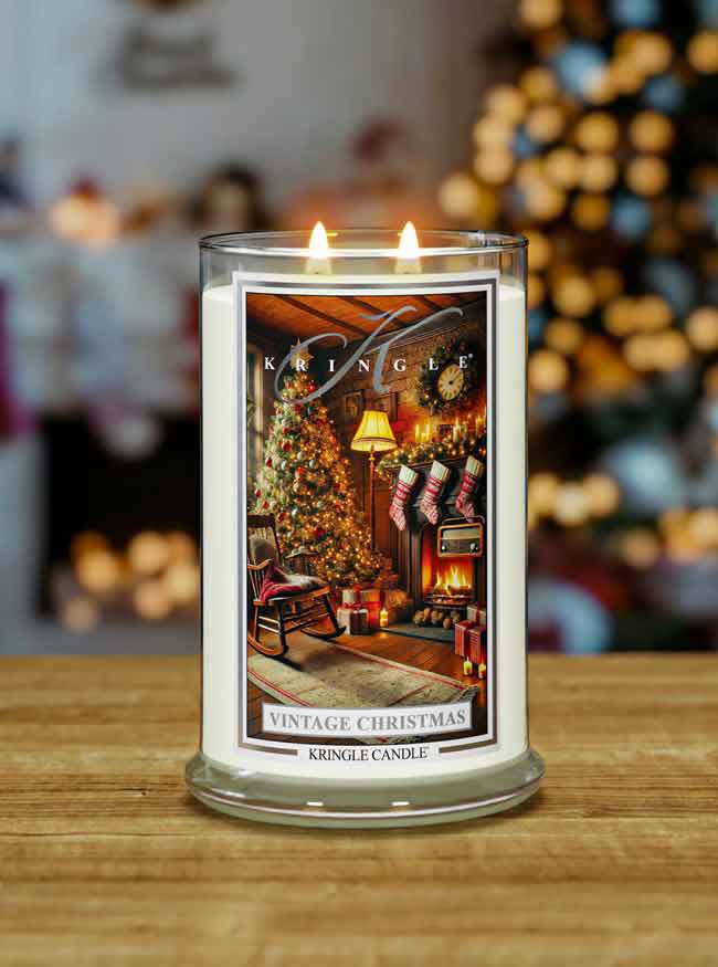 Vintage Christmas Large Jar | Soy Candle
