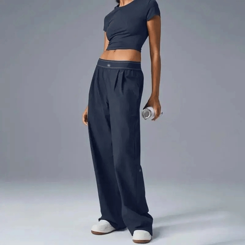 ✨ Women’s Wide-Leg Yoga Pants – Soft Stretch Casual Comfort