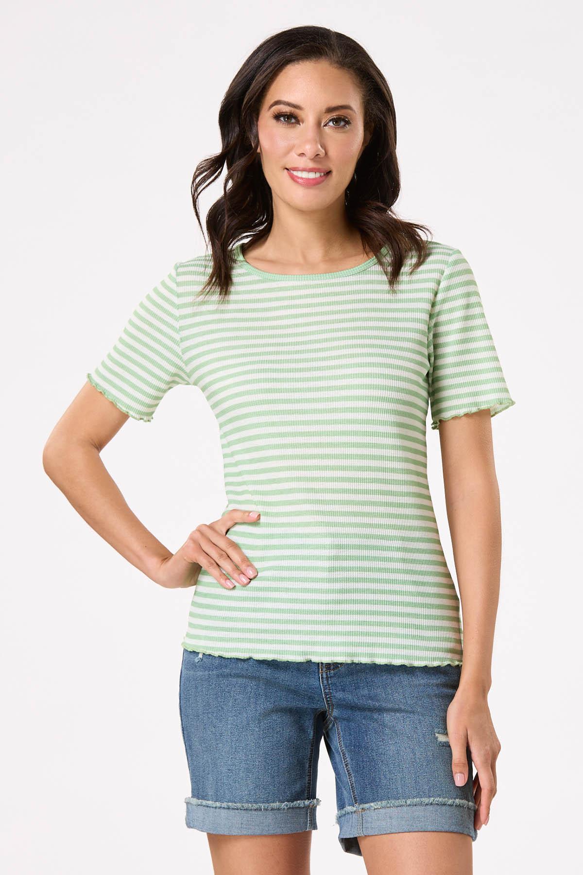 Stripe Lettuce Trim