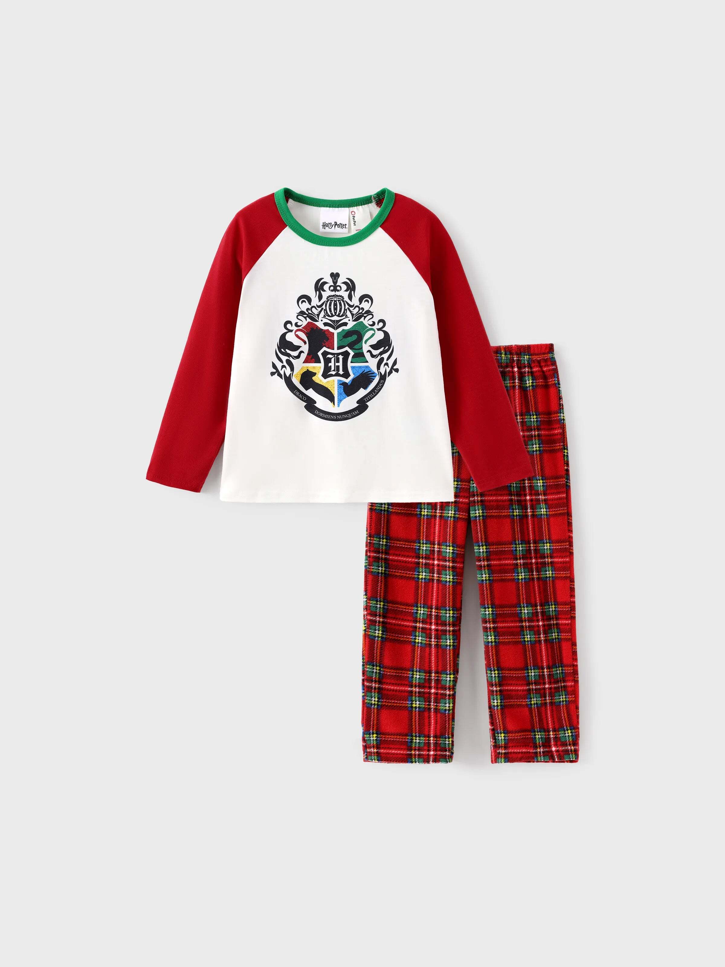 Christmas Family Matching Fleece Pajamas Set with Christmas Socks Red