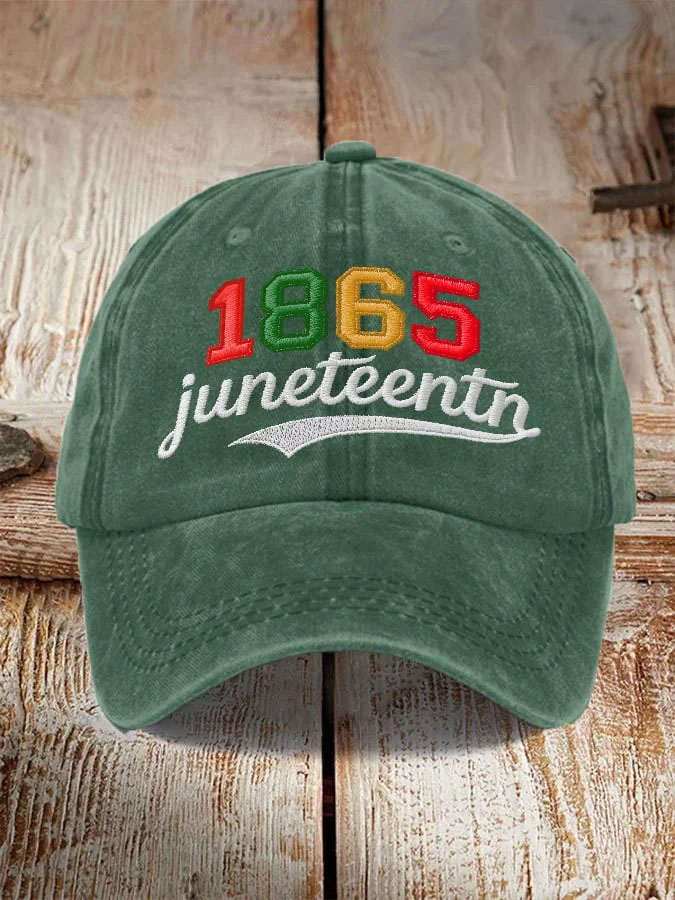 Unisex  Juneteenth 1865 Printed Hat