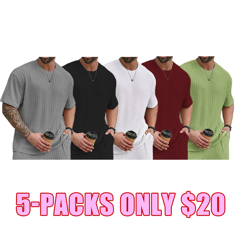 🌴 Men's Relaxed 2-Piece Casual Lounge Set