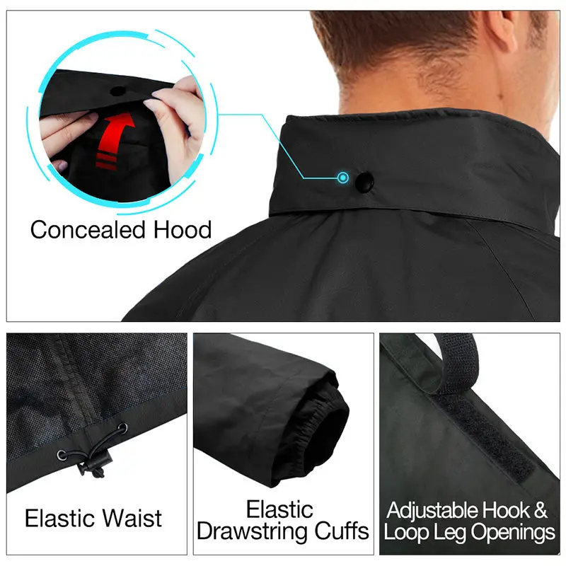 Rain Suit: Lightweight, Waterproof, and Breathable Rain Jacket & Pants — Ideal for Outdoor Activities, Work Tasks, Daily Wear, and Wilderness Gear