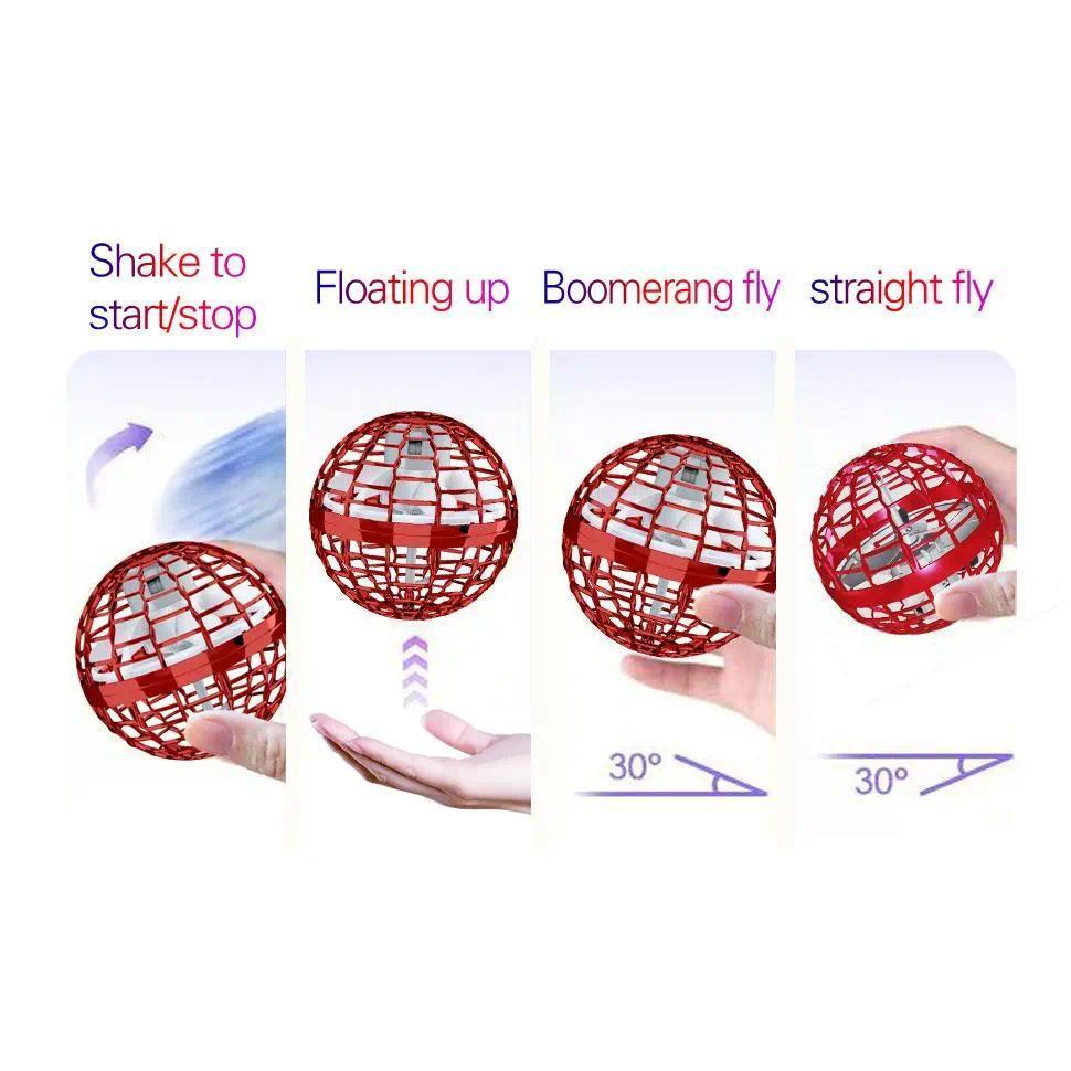Hottest! Cosmic Fly Ball - Boomerang hover, galaxy - spin effect, drone - like track.