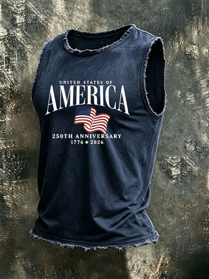 Men'S Casual Printed Vest