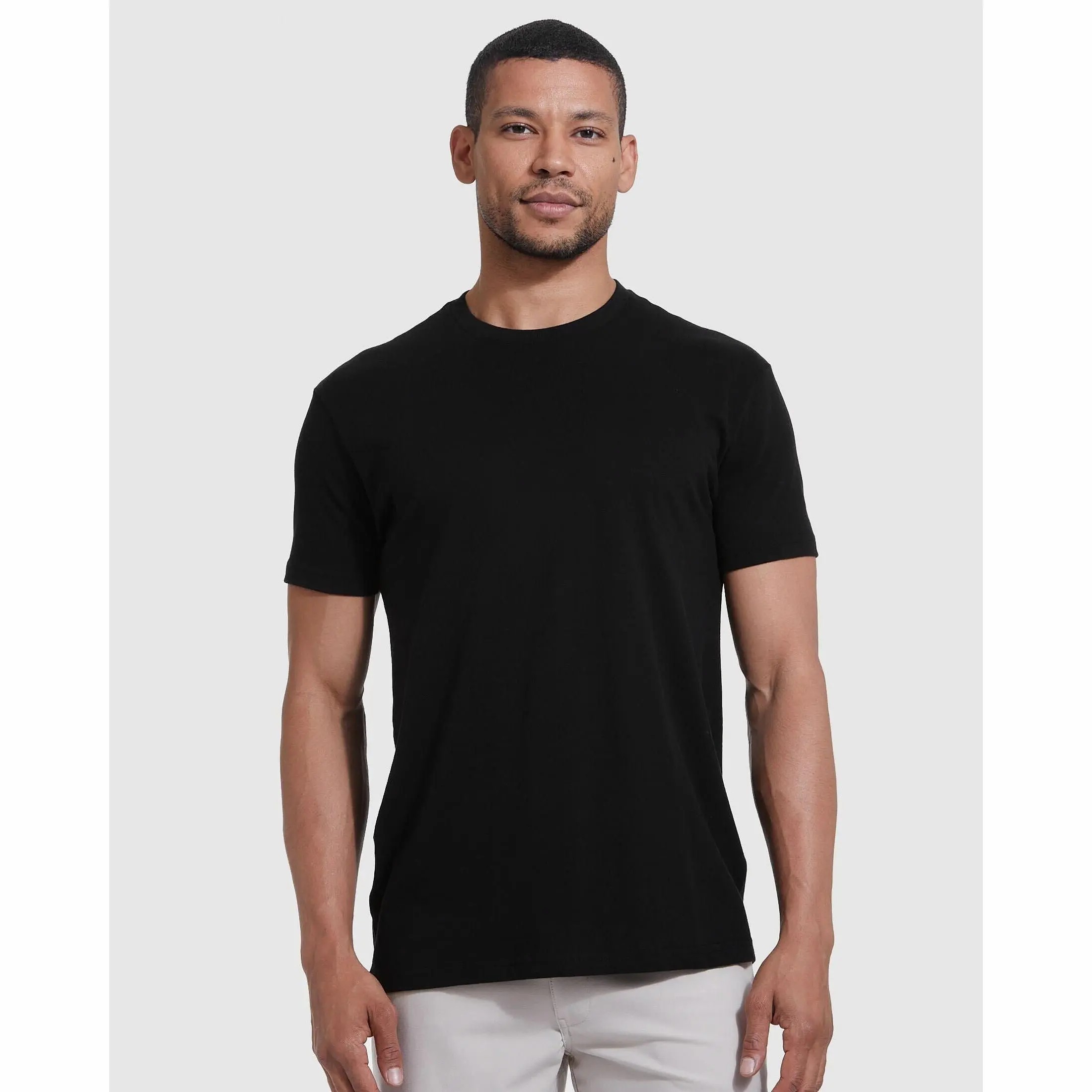 Men's Premium Fit Short Sleeve Crew Neck T-Shirt – Soft Everyday Essential