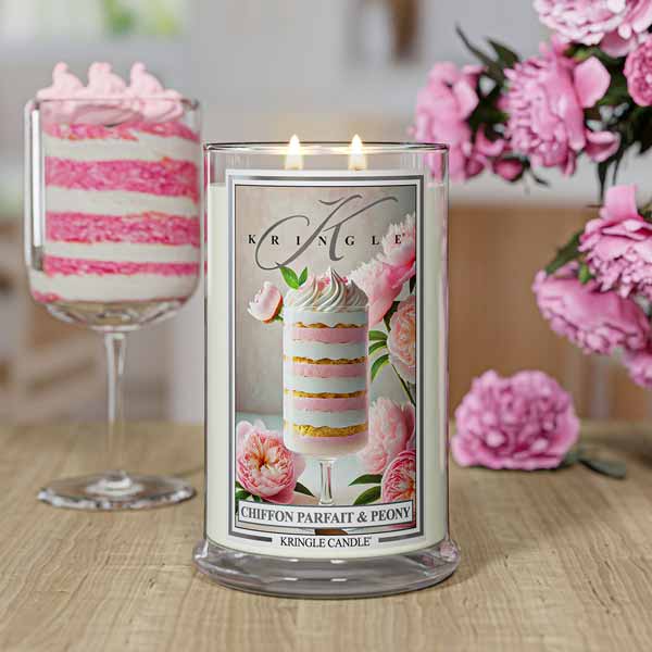 Chiffon Parfait Peony Large Jar NEW! | Soy Candle