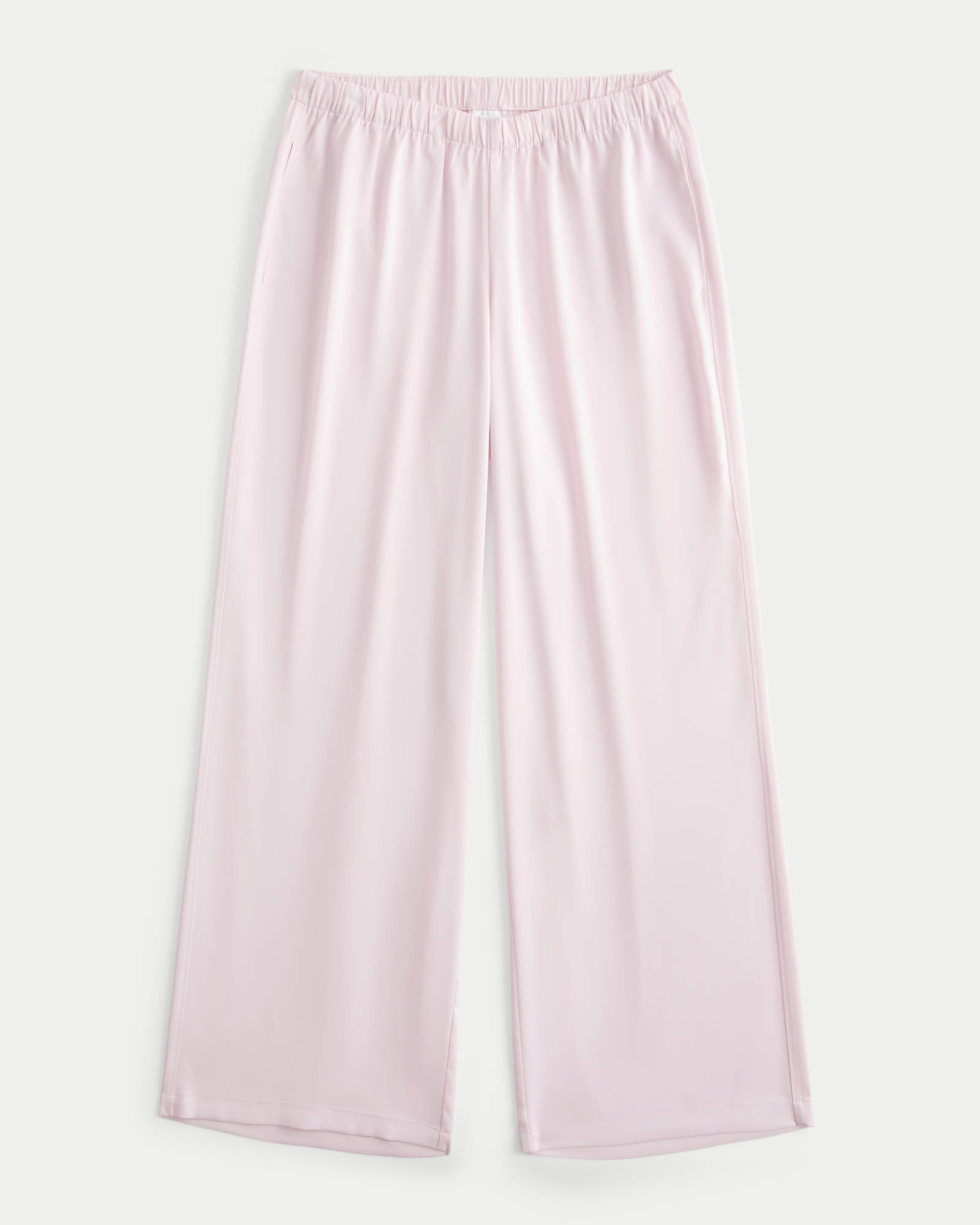 Heart Pattern Wide-Leg Pants