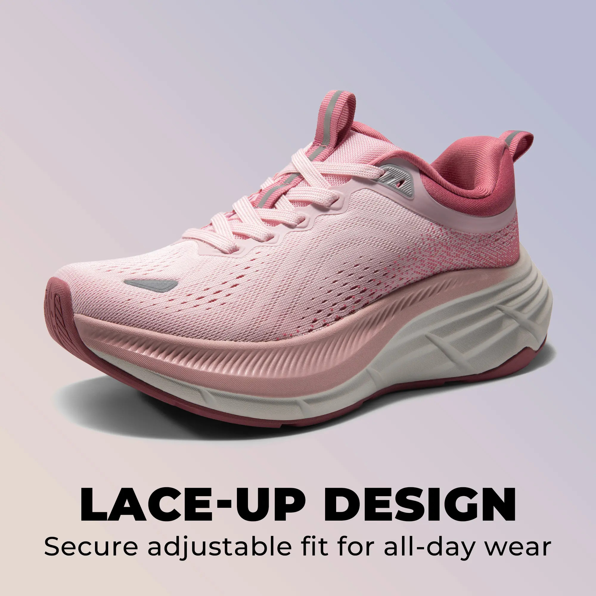 Women's Walking/Running Shoes — Cushioned Comfort, Breathable & Stylish
