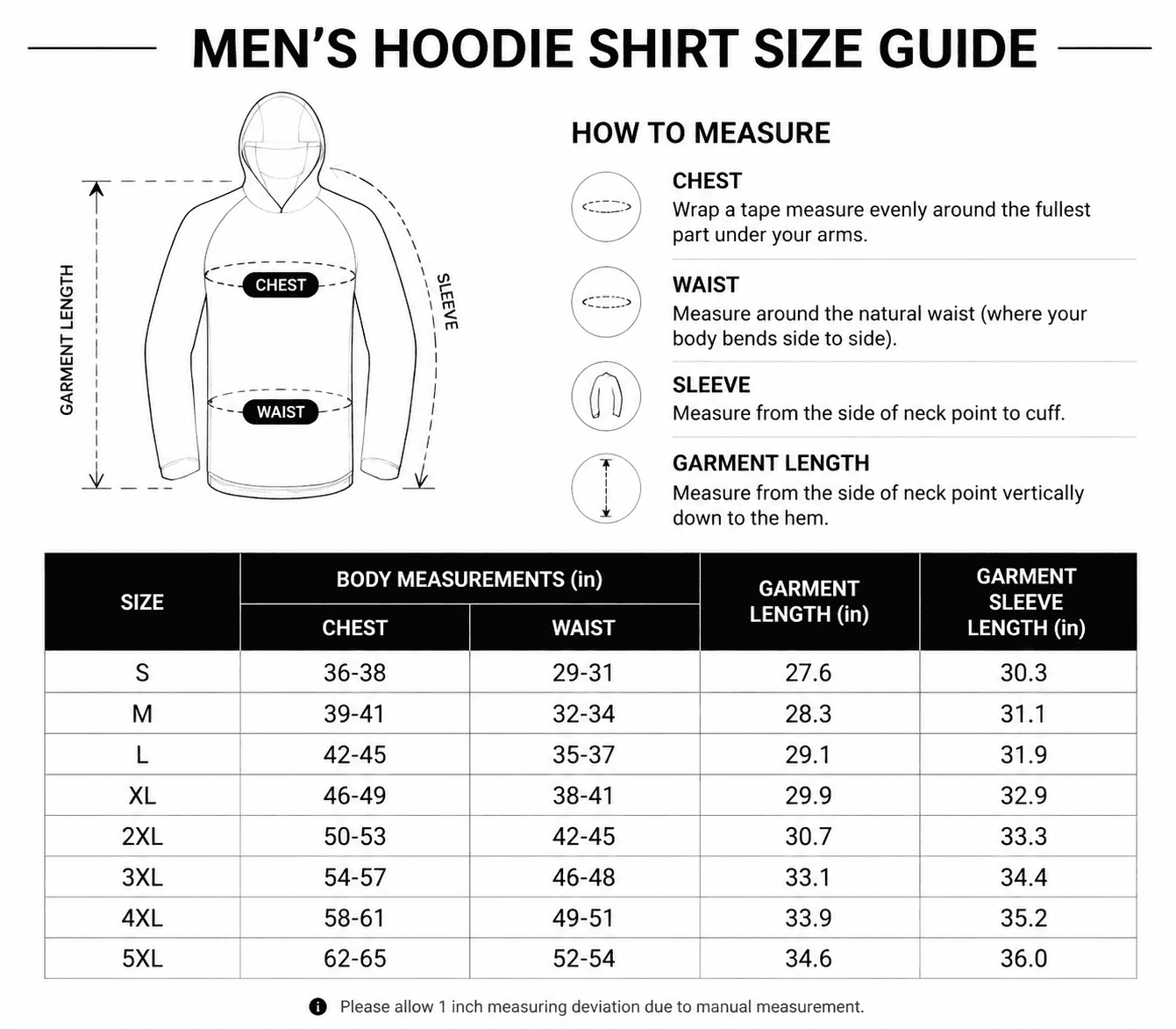Men’s UPF 50+ Long Sleeve Fishing Hoodie with UV Neck Gaiter