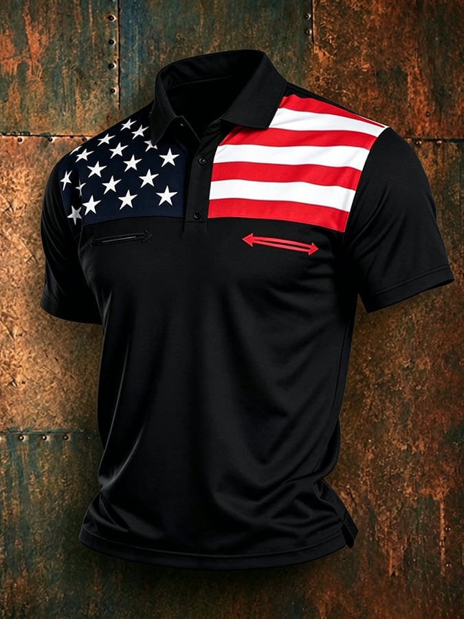 Men's American 250th Art Print Top
