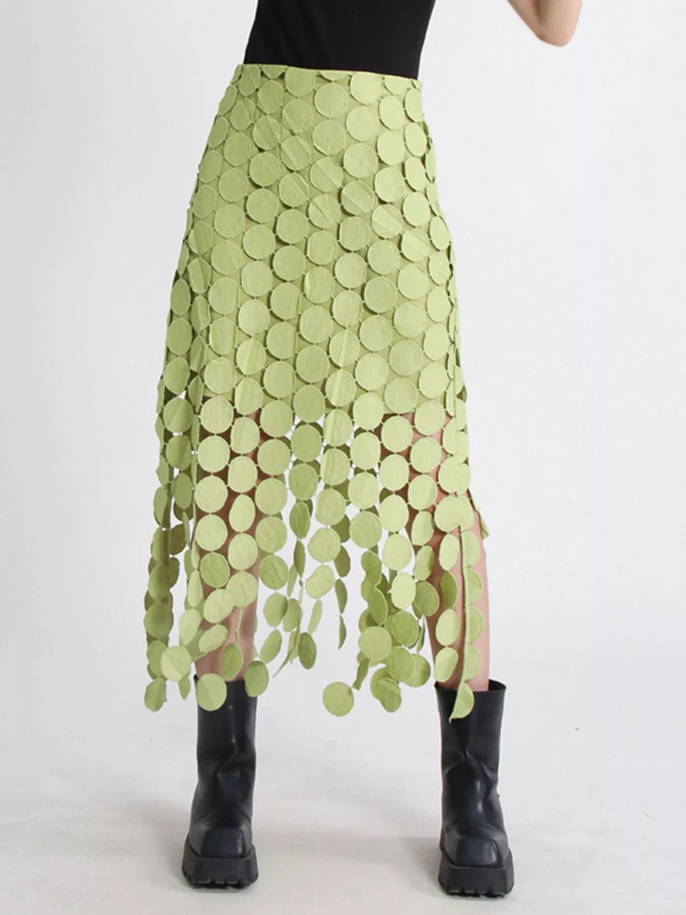 Fringe Midi Skirt